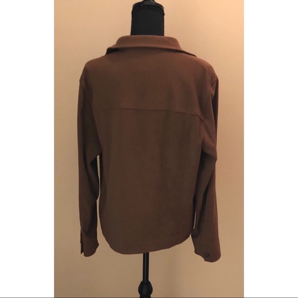 Brown Button Down Vintage NORTON PETITE MCNAUGHTON - Picture 4 of 8